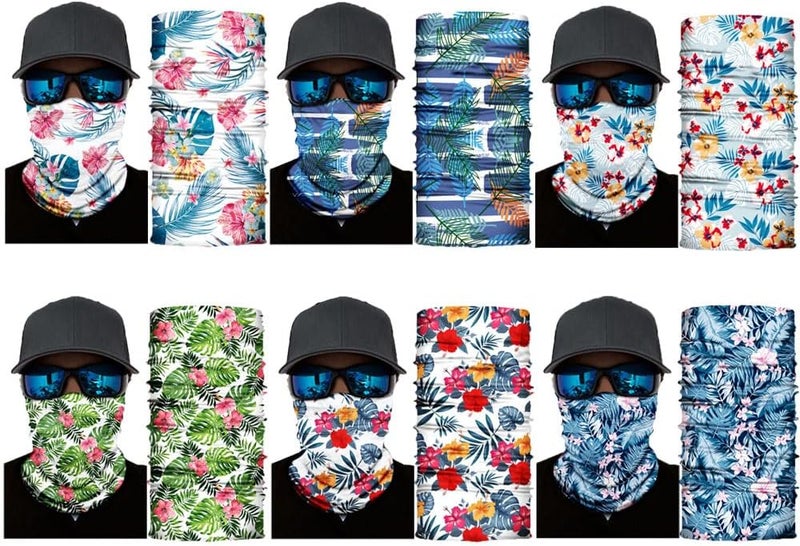 SIDAZON Neck Gaiter Mask,Bandana Gator Face Cover Mask Sun UV Protection,Neck Warmer Balaclava,Tube Face Scarf,Headband for Outdoor - Image 2